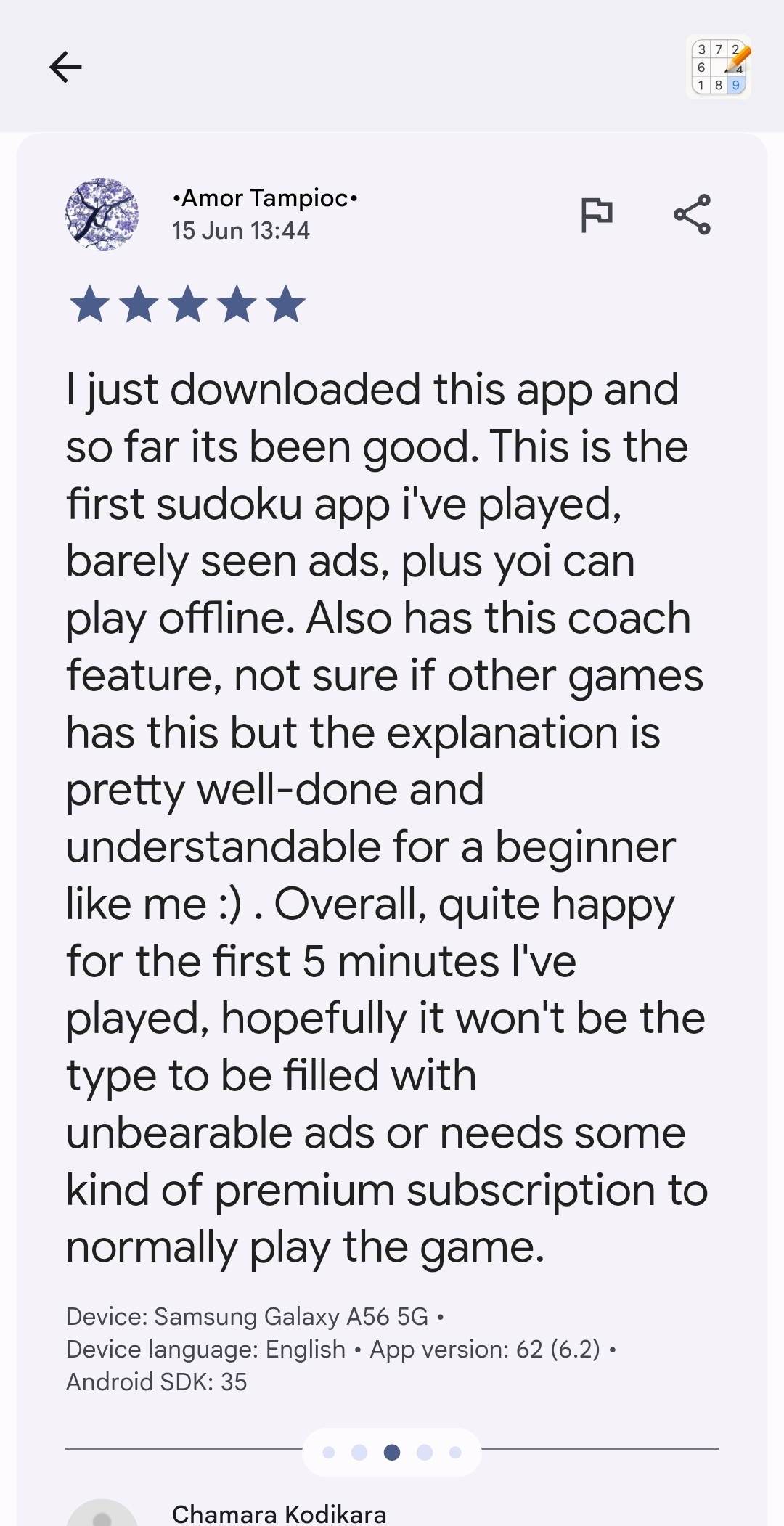 Play Store review screenshot 7