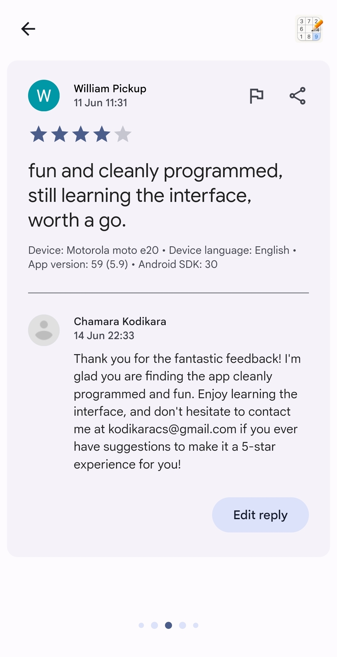 Play Store review screenshot 8